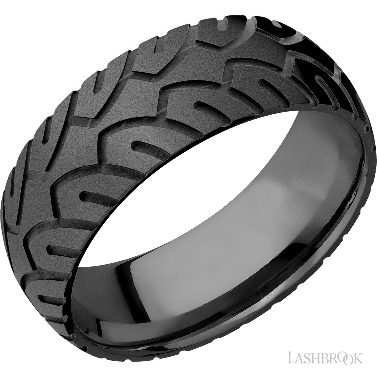 Rubber tire wedding ring on sale