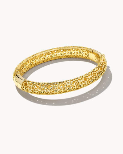 BRACELETS - Abbie Bangle Bracelet In Gold. Size M/L