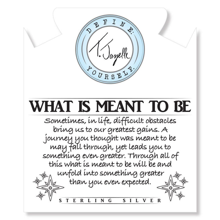 BRACELETS - Amazonite Stone Bracelet With What Is Meant To Be Sterling Silver Charm