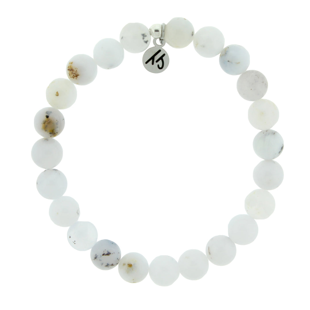 BRACELETS - Defining Bracelet- Harmony Bracelet With White Chalcedony Gemstones