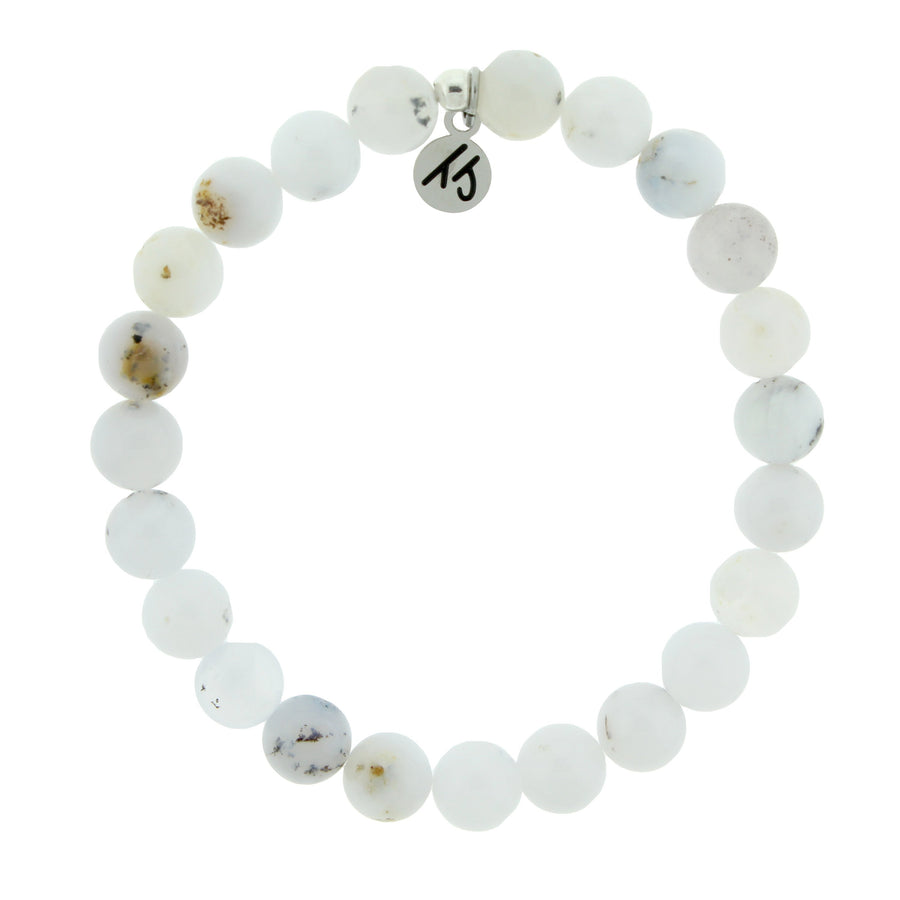 BRACELETS - Defining Bracelet- Harmony Bracelet With White Chalcedony Gemstones