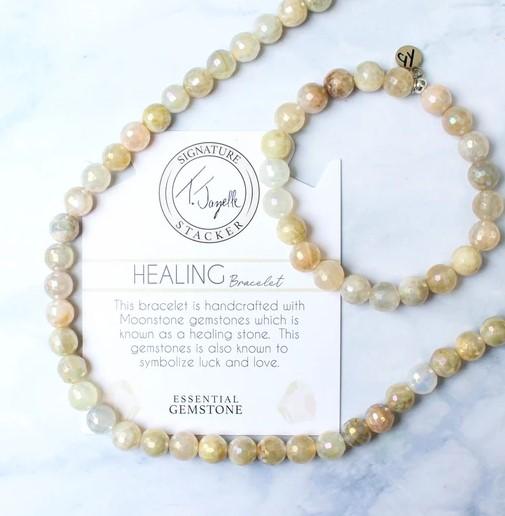 BRACELETS - Defining Bracelet- Healing Bracelet With Moonstone Gemstones