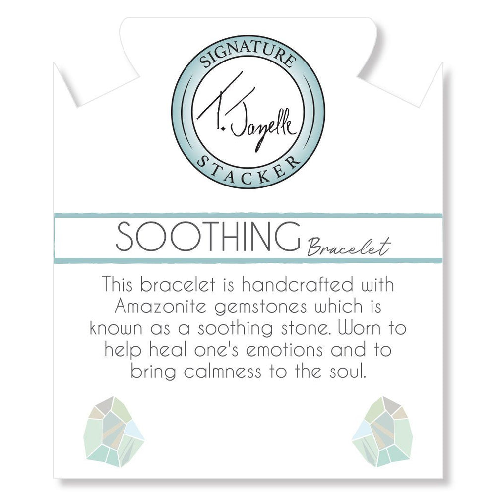 BRACELETS - Defining Bracelet- Soothing Bracelet With Peruvian Amazonite Gemstones