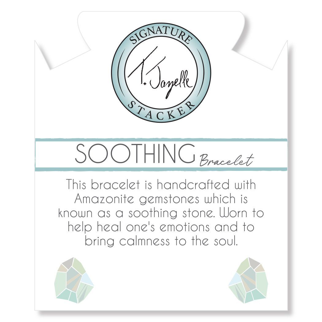 BRACELETS - Defining Bracelet- Soothing Bracelet With Peruvian Amazonite Gemstones