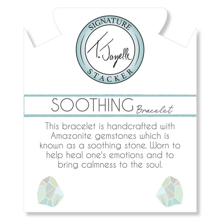 BRACELETS - Defining Bracelet- Soothing Bracelet With Peruvian Amazonite Gemstones