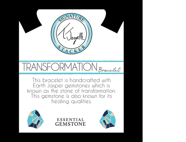 BRACELETS - Defining Bracelet- Transformation Bracelet With Earth Jasper Gemstones