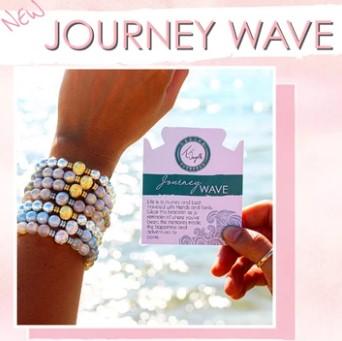 BRACELETS - Journey Wave Bracelet With Moonstone And Silver Wave Ball
