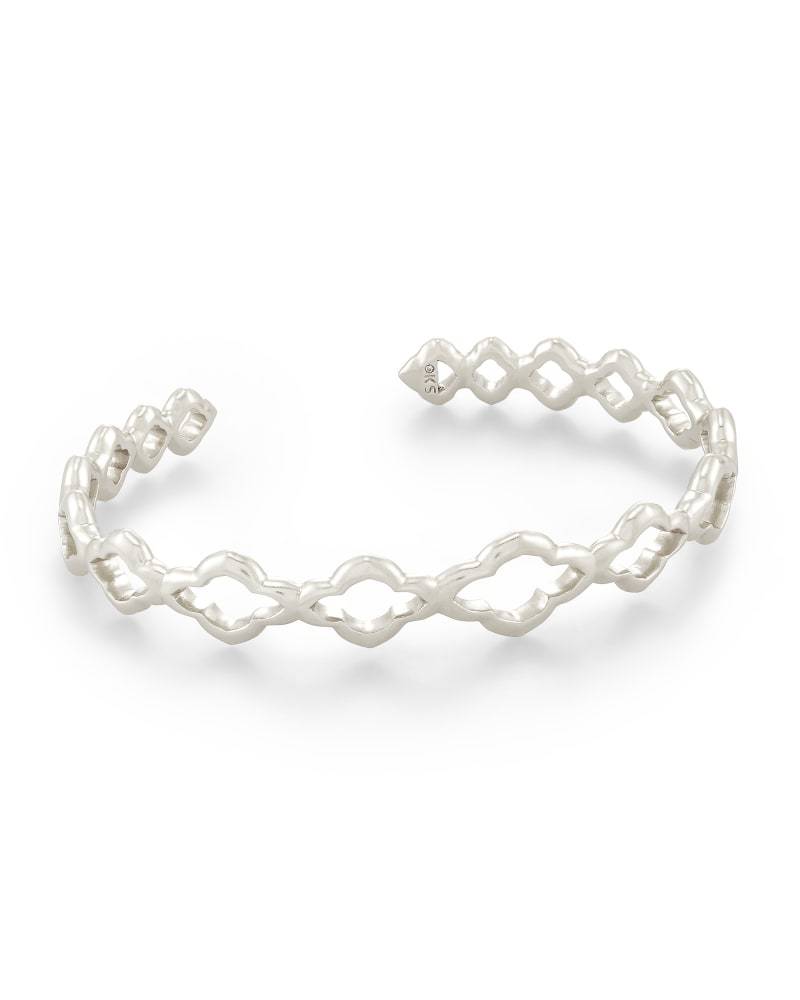 Marisa 14k Yellow Gold Cuff Bracelet in White Diamond | Kendra Scott