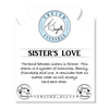 BRACELETS - Mauve Jade Stone Bracelet With Sister's Love Sterling Silver Charm