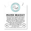 BRACELETS - Moonstone Bracelet With Prayer Sterling Silver Charm