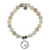 BRACELETS - Moonstone Bracelet With What Is Meant To Be Sterling Silver Charm