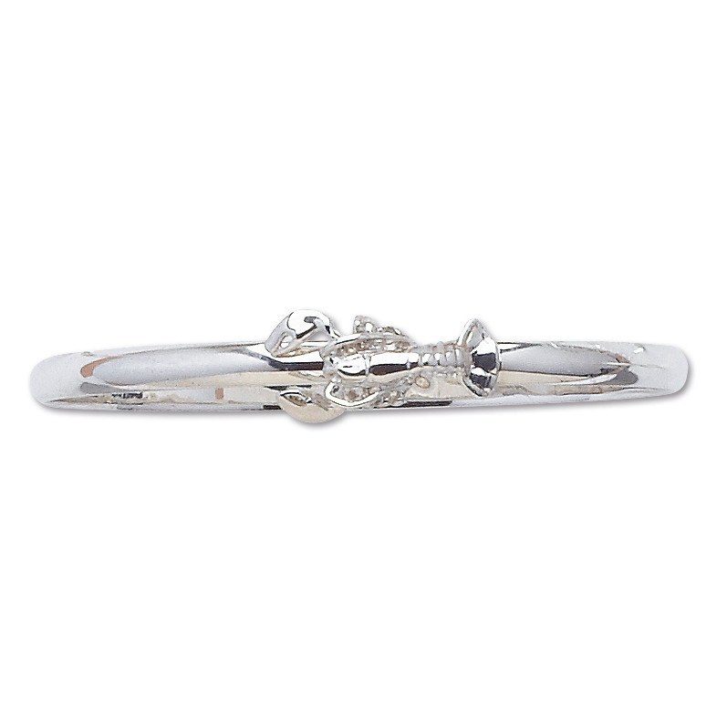BRACELETS - Sterling Silver Lobster Bangle Bracelet