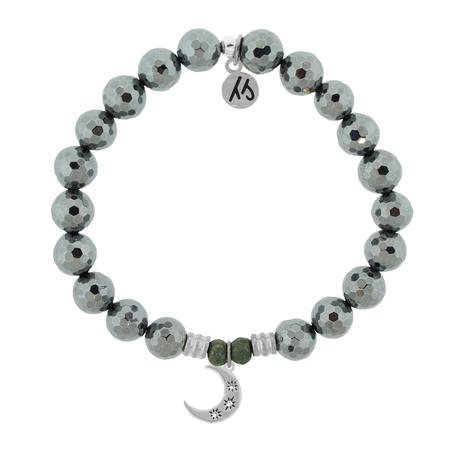 BRACELETS - Terahertz Stone Bracelet With Friendship Stars Sterling Silver Charm