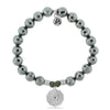 BRACELETS - Terahertz Stone Bracelet With Healing Sterling Silver Charm