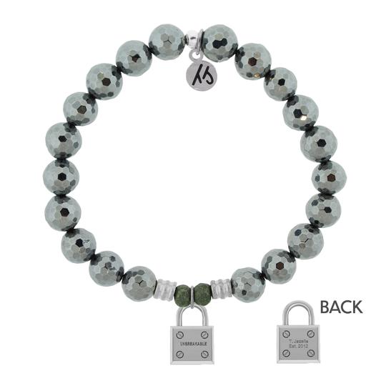 BRACELETS - Terahertz Stone Bracelet With Unbreakable Sterling Silver Charm