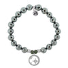 BRACELETS - Terahertz Stone Bracelet With What Is Meant To Be Sterling Silver Charm