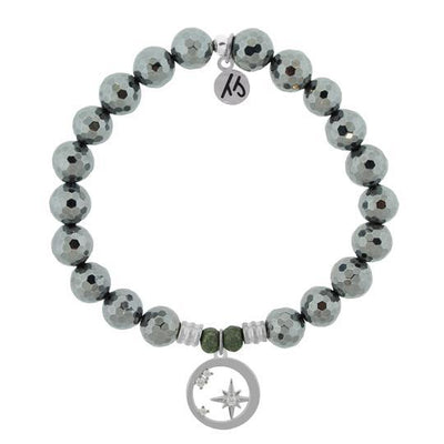 BRACELETS - Terahertz Stone Bracelet With What Is Meant To Be Sterling Silver Charm