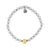 The Cape Cod Bracelet - Stainless Steel with Gold Ball