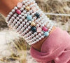 BRACELETS - The Cape Bracelet - Stainless Steel With Gold Ball