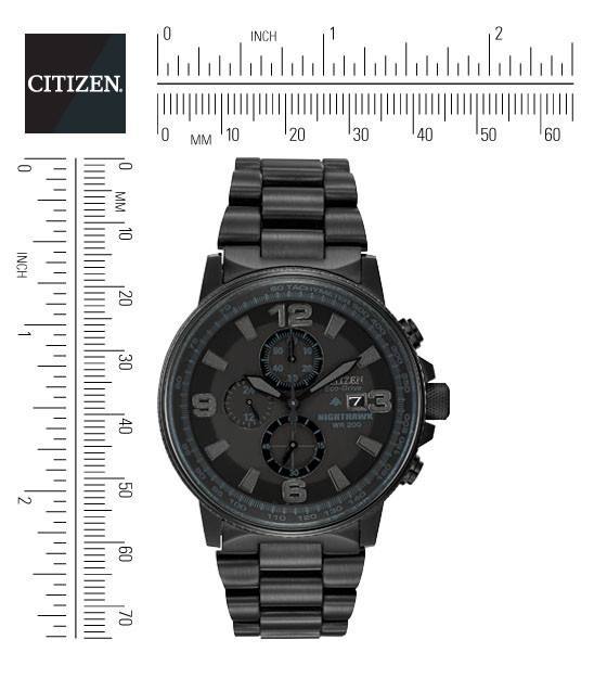 Citizen Eco-Drive Men's Nighthawk Chronograph Watch
