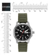 Citizen Eco-Drive Men's Watch With Green Canvas Strap