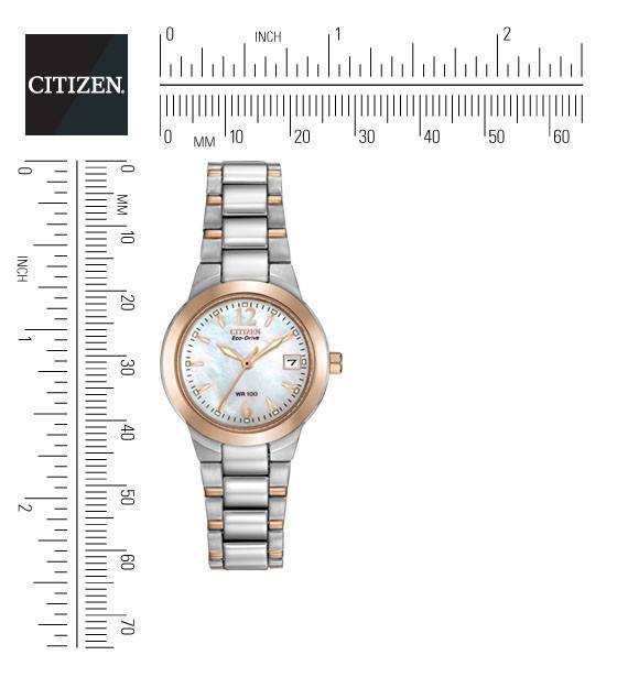 Citizen Eco-Drive Women's Silhouette Rose-Tone Watch