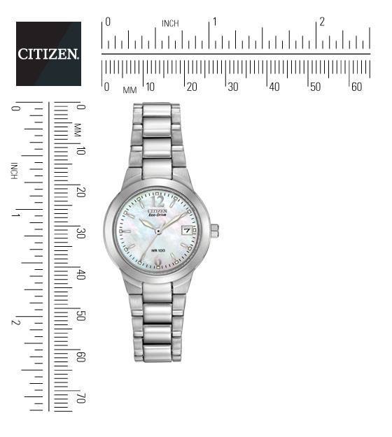 Citizen Eco-Drive Women's Silhouette Silver-Tone Stainless Steel Watch