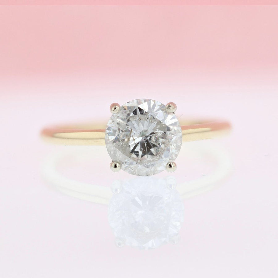 DIAMOND ENGAGEMENT RINGS - 1.75ct Solitaire Round Diamond Engagement Ring