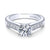 Princess Cut Channel Set Diamond Ring  .68Cttw 14K Gold 50A