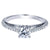 Pave Set Round Trellis Diamond Engagement Ring 1/2 Cttw 14K
