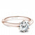 Polished Traditional Engagement Ring 14K Rose Gold 898A