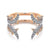 French Pave Criss-Cross Diamond Ring Enhancer