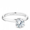 DIAMOND ENGAGEMENT RINGS - 14K White Gold .02cttw Traditional Diamond Engagement Ring