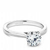DIAMOND ENGAGEMENT RINGS - 14K White Gold .02cttw Traditional Diamond Engagement Ring