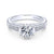 Princess Cut Channel Cathedral Diamond Ring .50Cttw 14K 51A