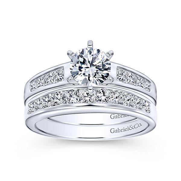 2.5 Carat Princess Cut Diamond Engagement Ring (Channel Set)