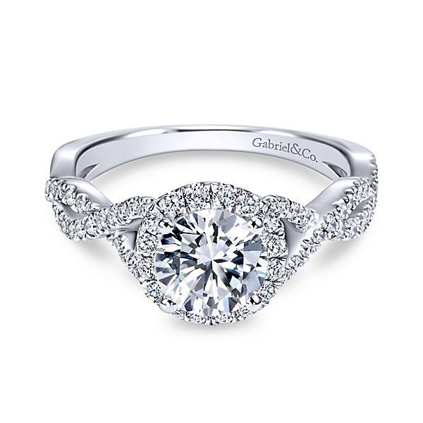 Hidden Halo Diamond Engagement Ring - Safian & Rudolph Jewelers