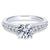Graduated Channel Set Diamond Ring  .46Cttw 14K White Gold 31A