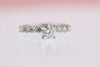 DIAMOND ENGAGEMENT RINGS - 14K White Gold 1.55cttw W/ .89ct J/VS2 GIA Prong Set Round Diamond Engagement Ring