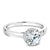 Traditional Diamond Engagement Ring 14K White Gold 870A
