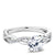 Paved Diamond Engagement Ring 14K White Gold 837A