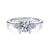 Classic Diamond Ring .28 Cttw 14k White Gold  588A