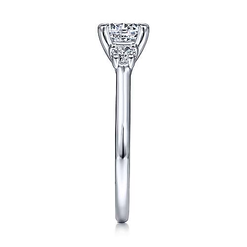DIAMOND ENGAGEMENT RINGS - 14k White Gold .28cttw Classic Diamond Engagement Mounting