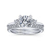 DIAMOND ENGAGEMENT RINGS - 14k White Gold .28cttw Classic Diamond Engagement Mounting