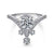 Free Form Diamond Ring .45 Cttw 14k White Gold 590A