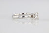 DIAMOND ENGAGEMENT RINGS - 14K White Gold .53ct F/VS1 Solitaire Round Brilliant Diamond Engagement Ring