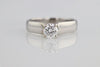 DIAMOND ENGAGEMENT RINGS - 14K White Gold .69ct E/VS2 With IGI Cert Round Diamond Solitaire Engagement Ring