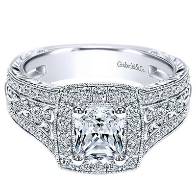 5ct Radiant Solitaire Diamond Engagement ring - Lab Grown Diamond