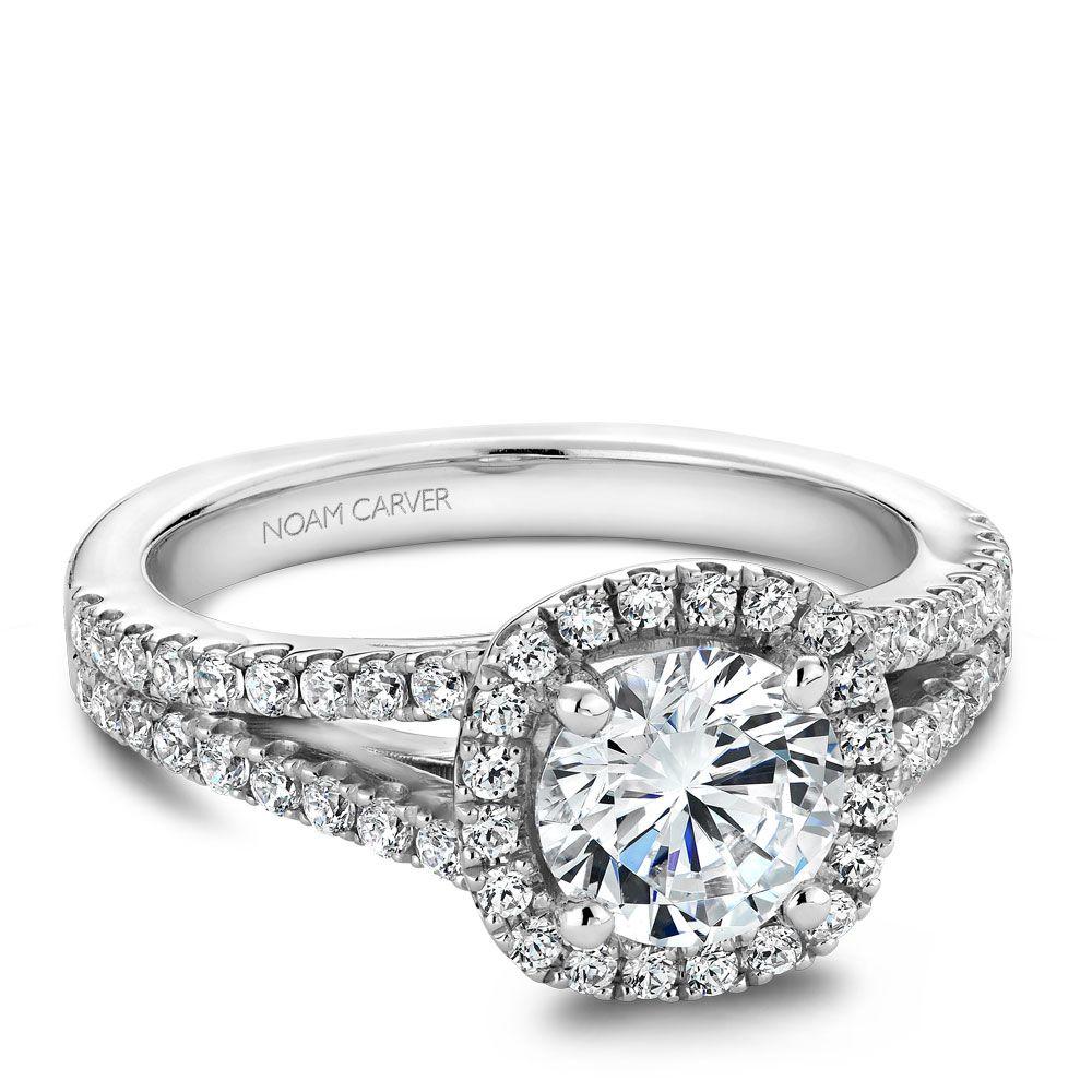 White gold engagement on sale rings under 1000