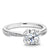 Diamond Engagement Ring With Floral Diamond Pave Head